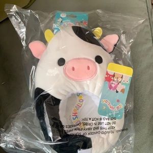 NWT KellyToy Squishmallows Connor Cow 🐄 Slippers